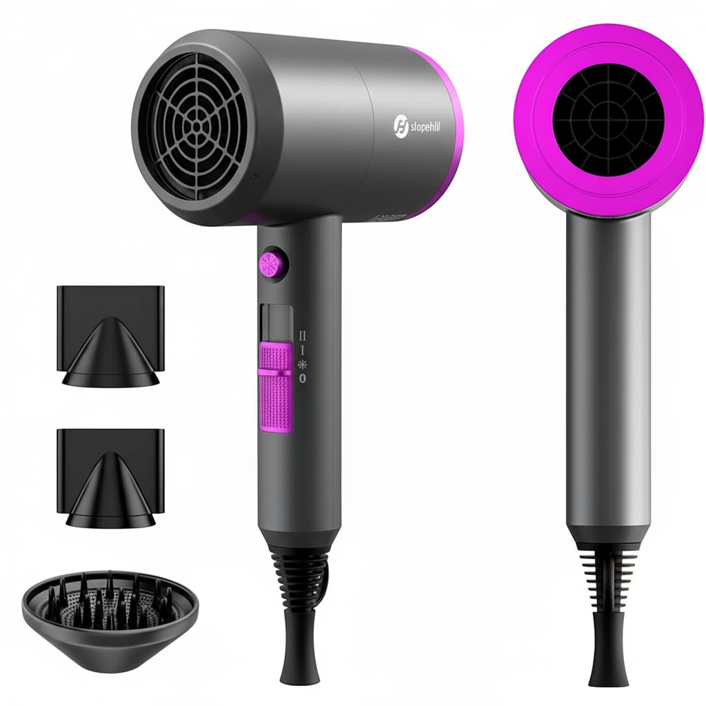 slopehill Professional Ionic Hair Dryer front view