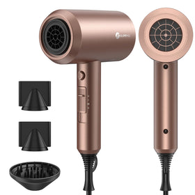 slopehill Professional Ionic Hair Dryer front view in Mocha Mousse
