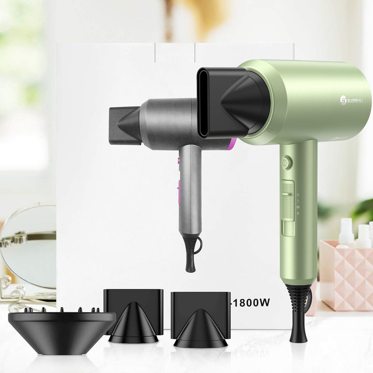 slopehill Professional Ionic Hair Dryer packaging