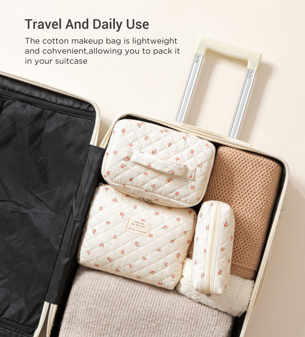 Small HBselect makeup bag for travel essentials