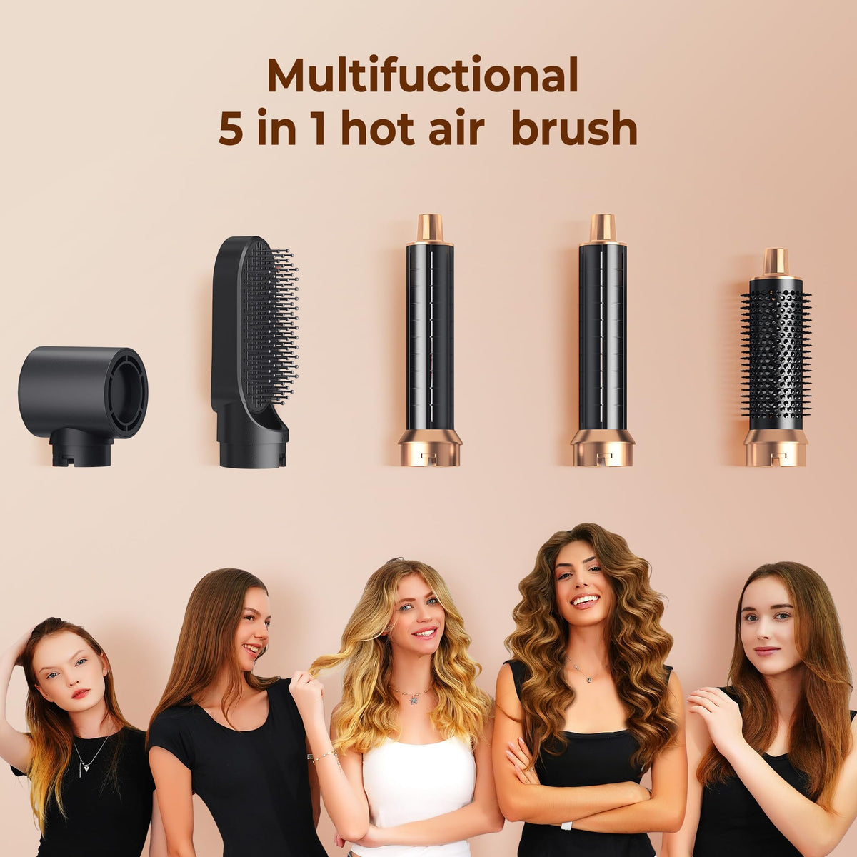 Small round brush for volumizing roots