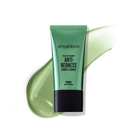 Smashbox Photo Finish Anti-Redness Correct Primer front view with packaging