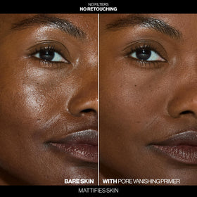 Smashbox Pore Vanishing Primer application on skin