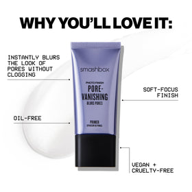 Smashbox Pore Vanishing Primer close-up of pump