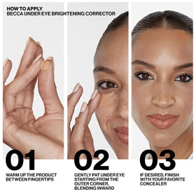 Smashbox Under Eye Brightening Corrector Medium/Dark application