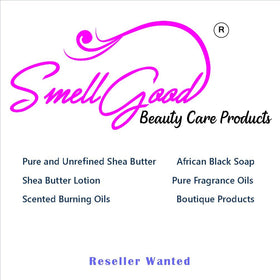SmellGood Shea Butter 32oz with application on skin