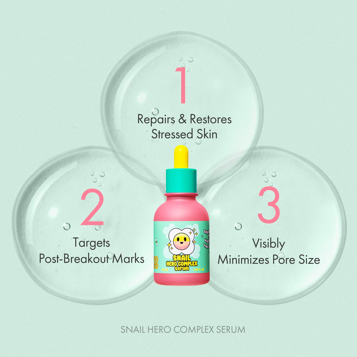 SMILEBLOOM KKOCH Snail Mucin 85% Face Serum in lifestyle setting
