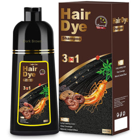 Sminktec Hair Dye Shampoo 3 in 1 Chestnut Brown front view
