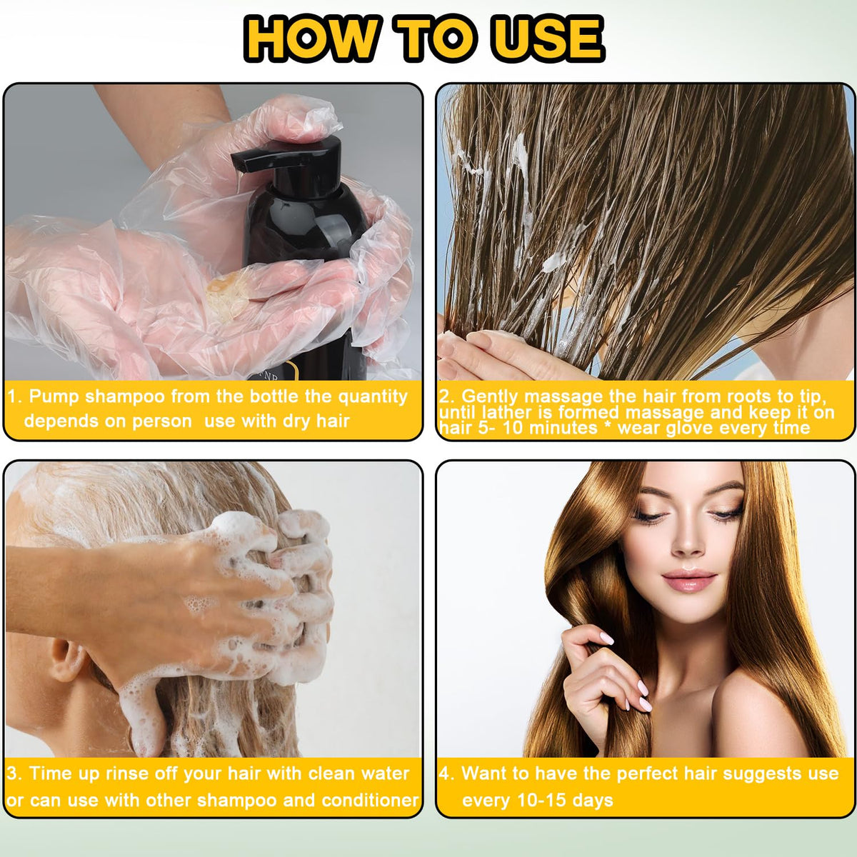 Sminktec Hair Dye Shampoo 3 in 1 Chestnut Brown packaging