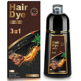 Sminktec Hair Dye Shampoo Dark Brown front view
