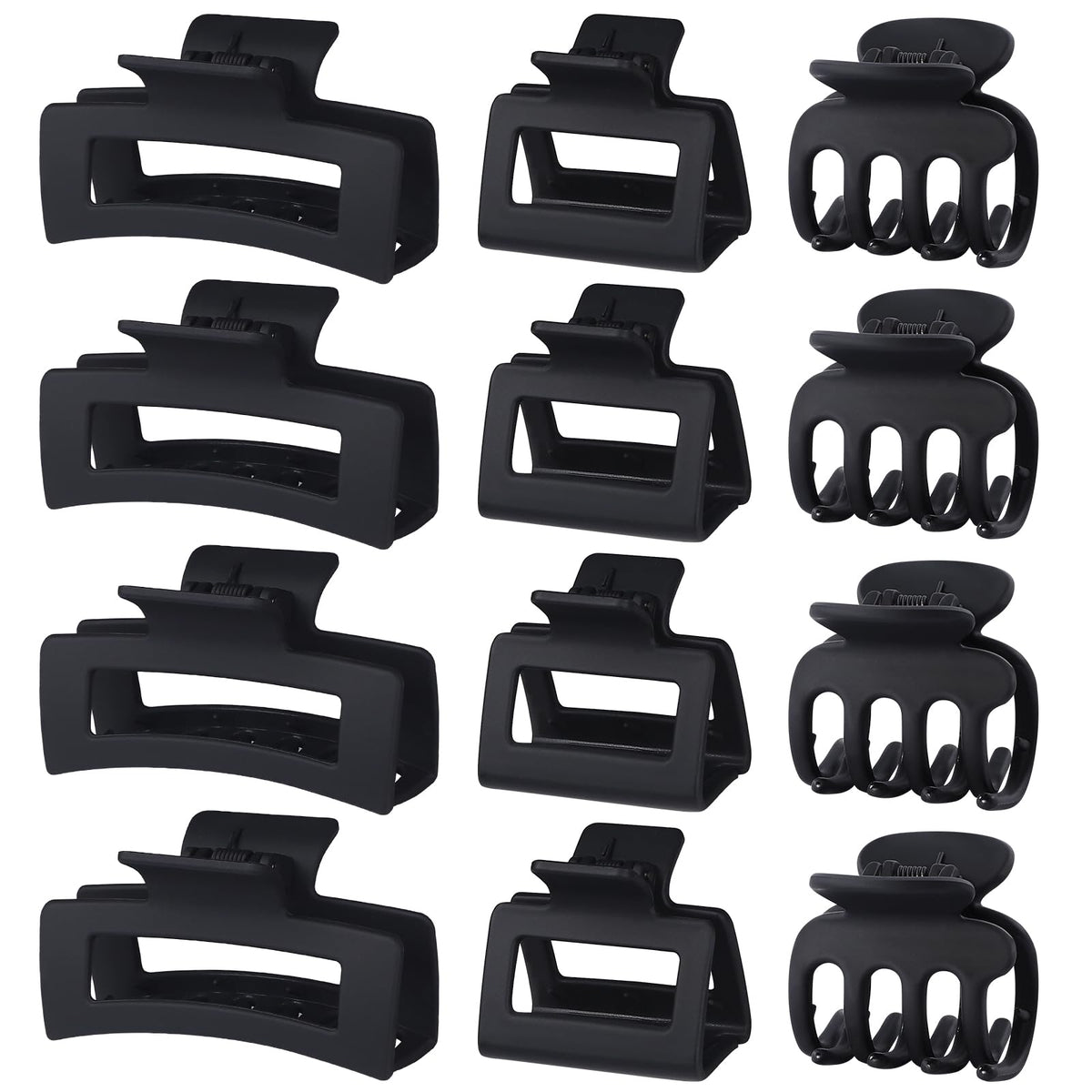 SMKSL 12 Pcs Hair Claw Clips Set assorted styles and sizes