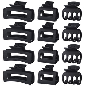 SMKSL 12 Pcs Hair Claw Clips Set assorted styles and sizes