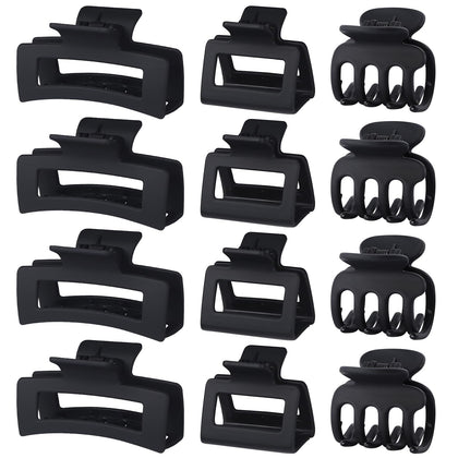 SMKSL 12 Pcs Hair Claw Clips Set assorted styles and sizes