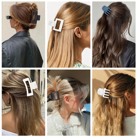 SMKSL hair claw clips in use for a stylish updo