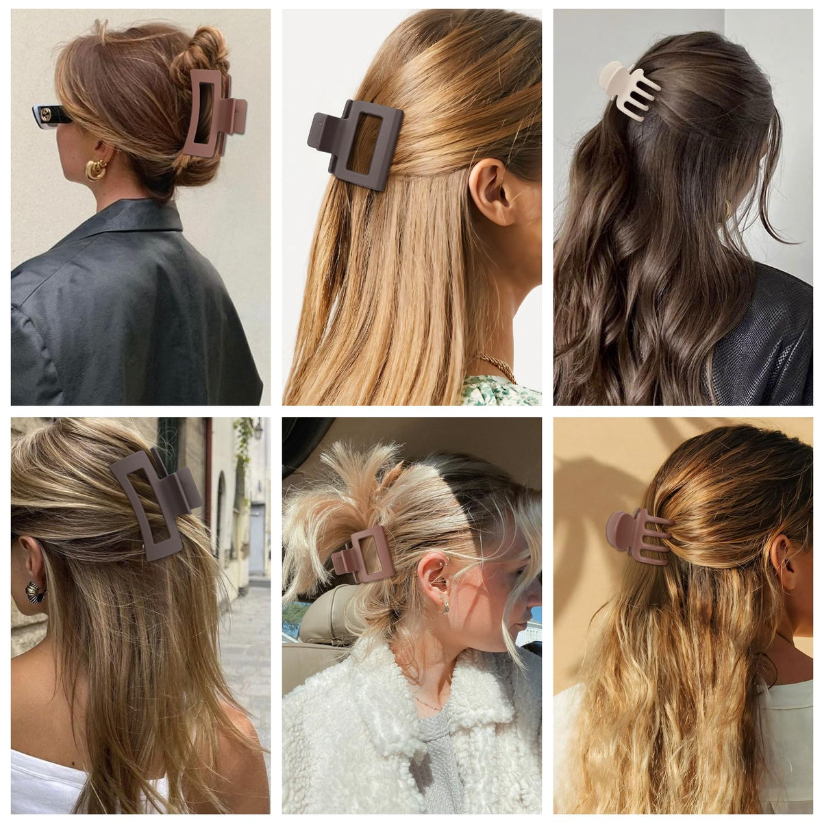 SMKSL hair clips in various colours on a table