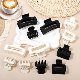 SMKSL hair clips showcasing various elegant prints