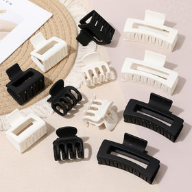 SMKSL medium square hair claw clip measuring 2 x 1.8 inches