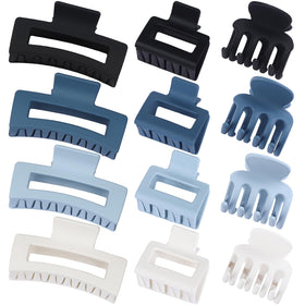 SMKSL small hair claw clip 1.7 x 1.8 inch close-up
