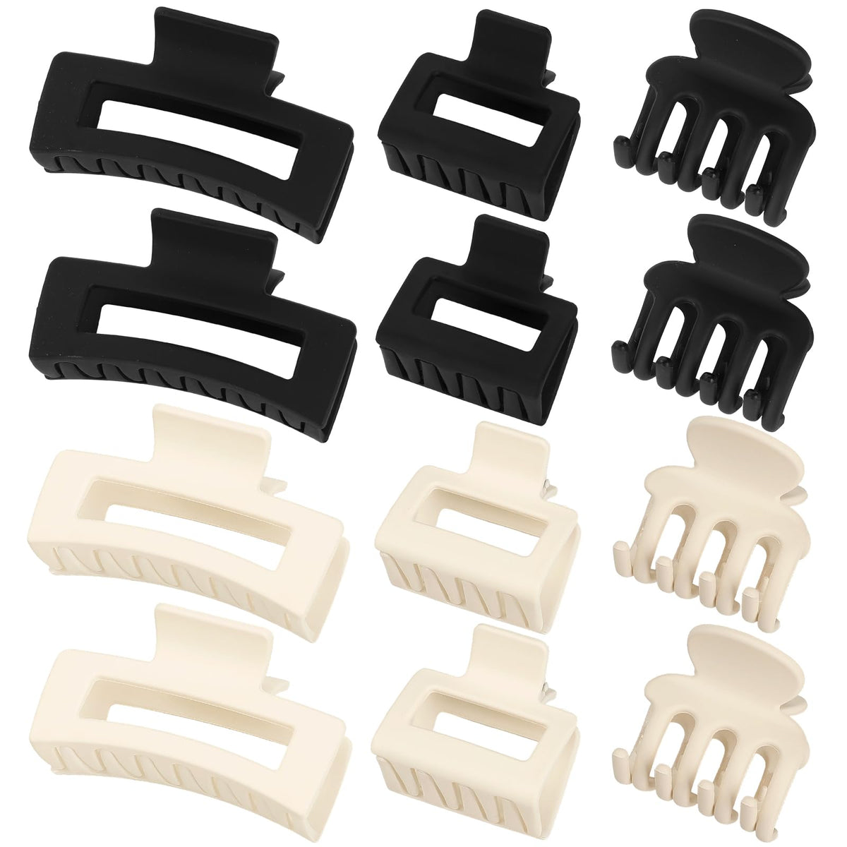 SMKSL small hair claw clip measuring 1.7 x 1.8 inches