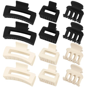 SMKSL small hair claw clip measuring 1.7 x 1.8 inches