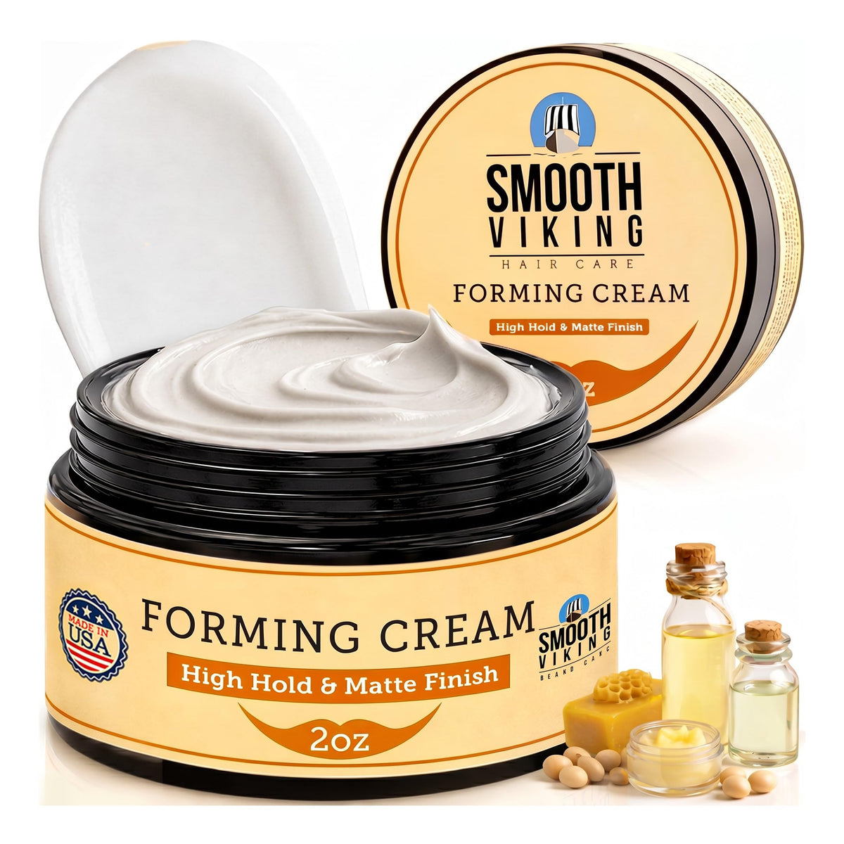 SMOOTH VIKING Forming Cream 2oz jar front view