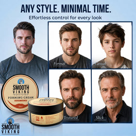 SMOOTH VIKING Forming Cream in travel bag