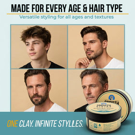 SMOOTH VIKING Hair Clay 2oz side view