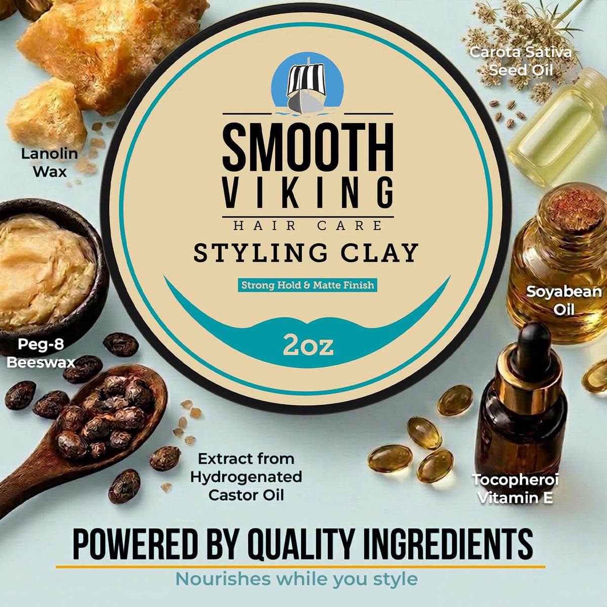 SMOOTH VIKING Hair Clay texture close-up