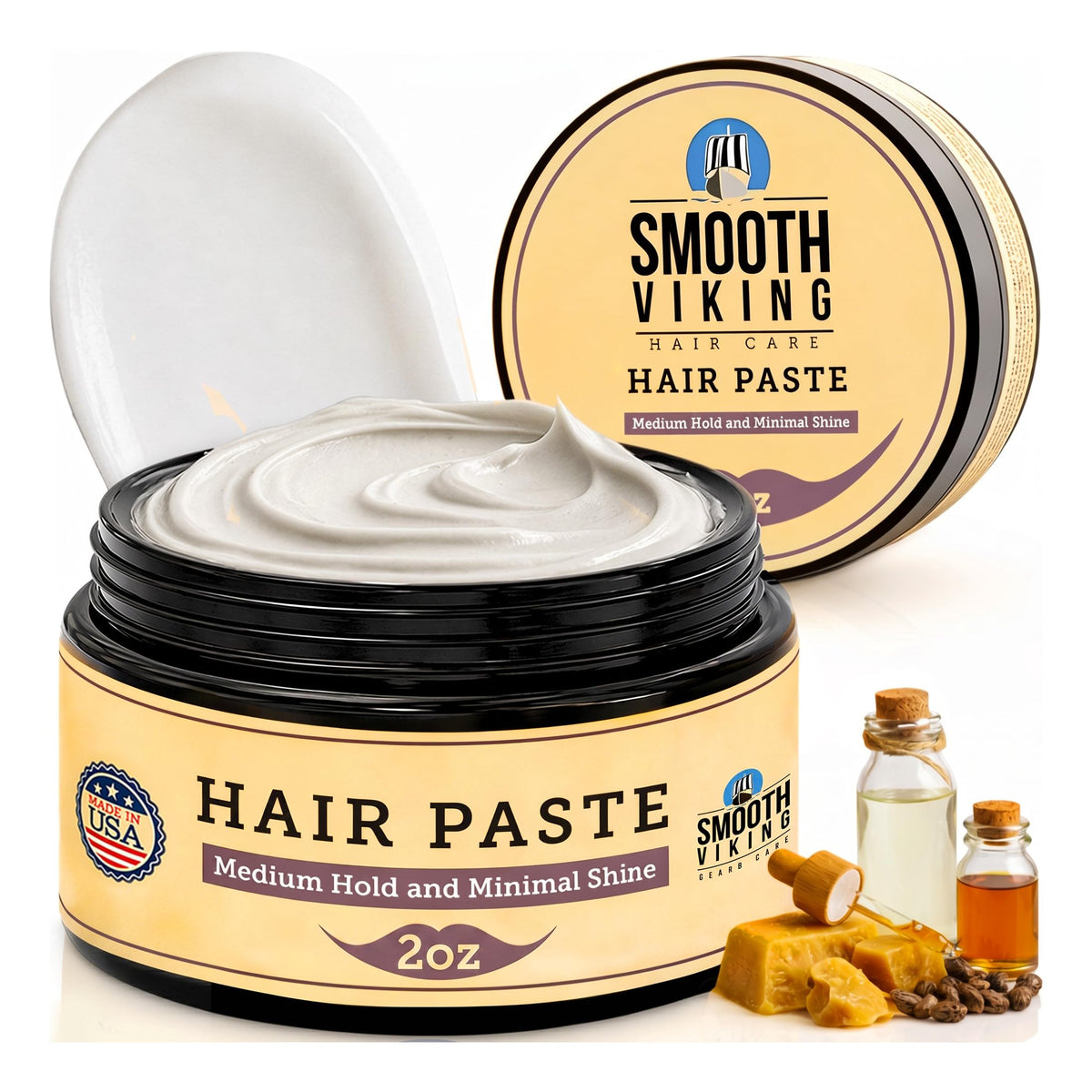 Smooth Viking Hair Paste for Men 2oz front view