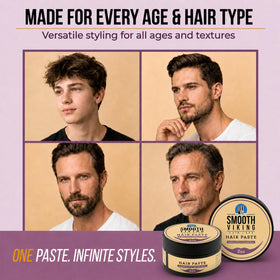 Smooth Viking Hair Paste for Men 2oz side view