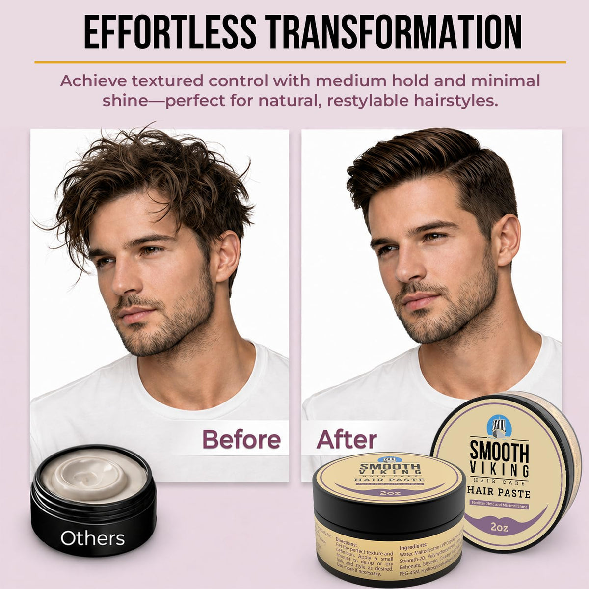 Smooth Viking Hair Paste for Men lifestyle scene