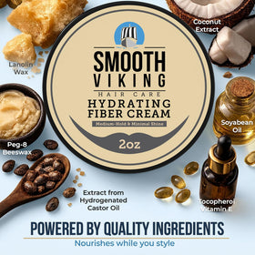 SMOOTH VIKING Hydrating Fiber Cream for Men packaging