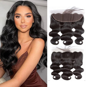 Smoothair 13x4 Lace Frontal Body Wave 14 Inch front view