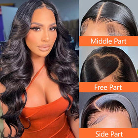 Smoothair 13x4 Lace Frontal showing detailed lace texture