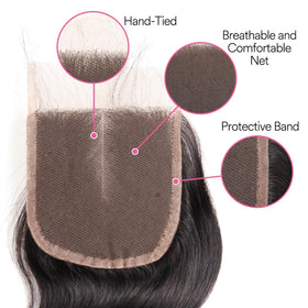 Smoothair 4x4 Lace Closure side view
