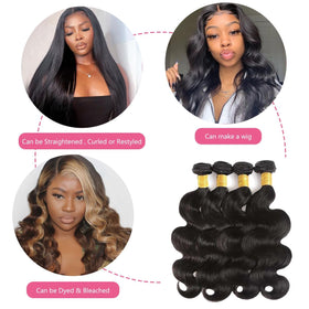 Smoothair Body Wave Bundles 12 Inch packaged display