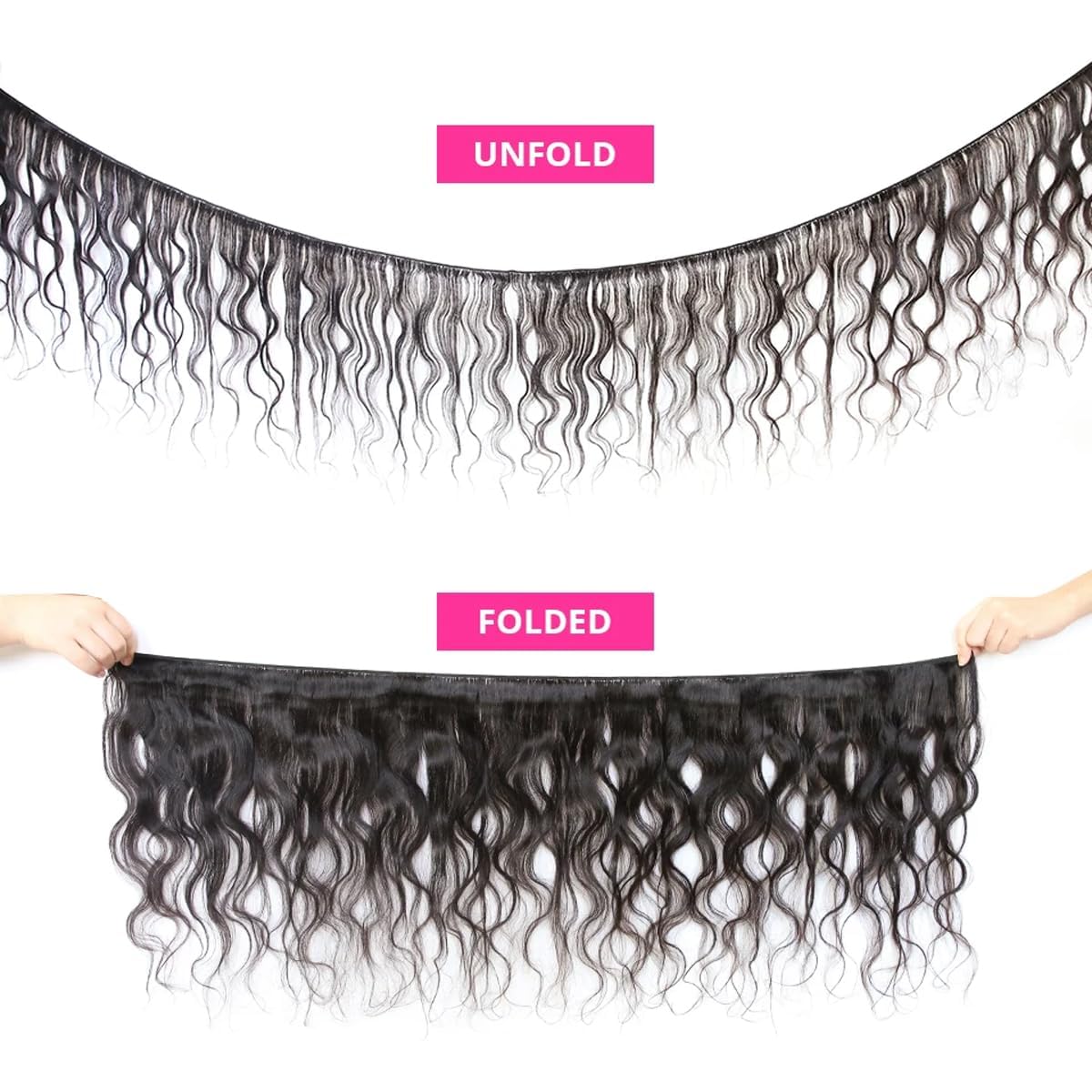 Smoothair Body Wave Bundles 14-20 Inch displayed with styling tools