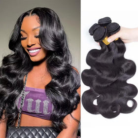 Smoothair Body Wave Bundles 16-22 inch front view