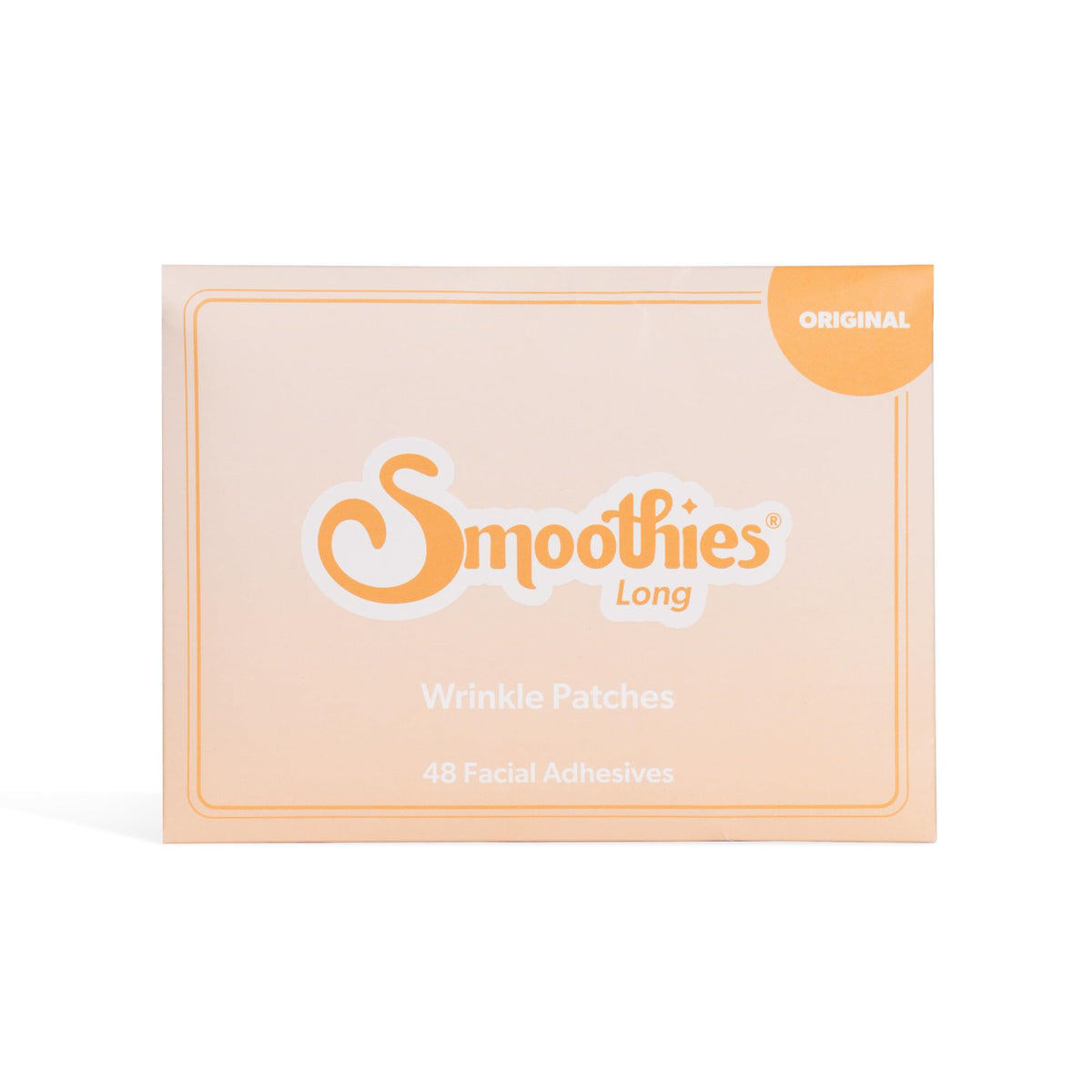Smoothies Wrinkle Patches back view showing product details