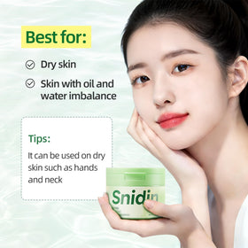 Snidin Toner Pads showing application on skin