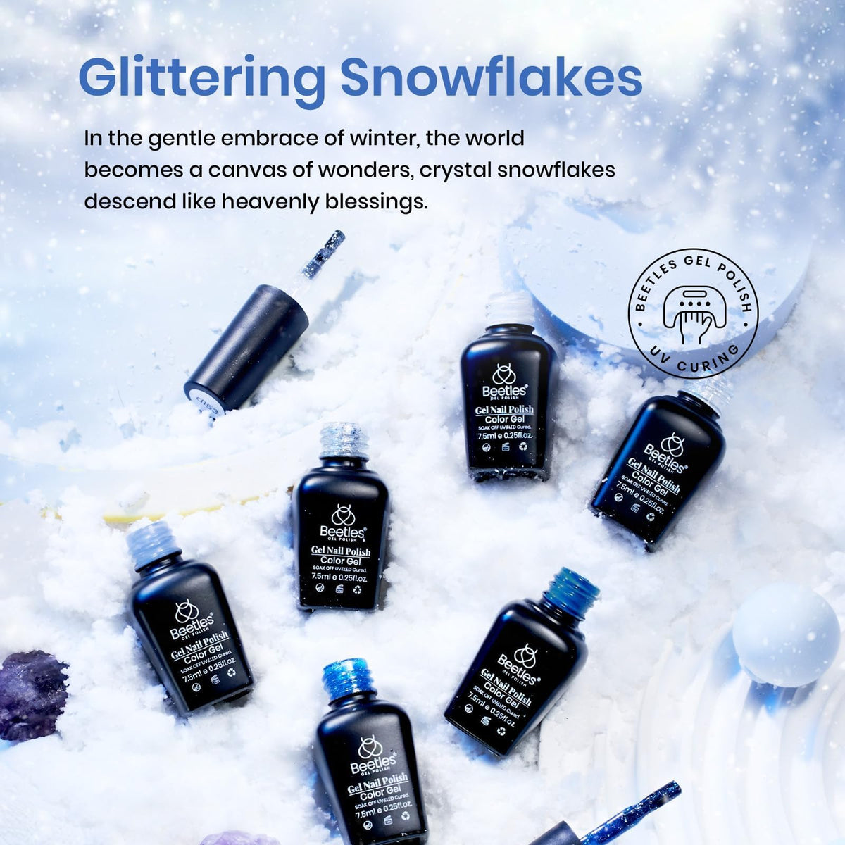 Snow White gel polish from beetles Gel Polish Set