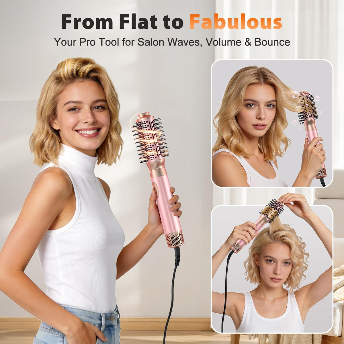 SnugLuv 5 in 1 Blow Dryer Brush Set packaging
