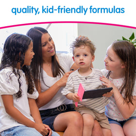 SO COZY Curl Conditioner for Kids on bathroom shelf