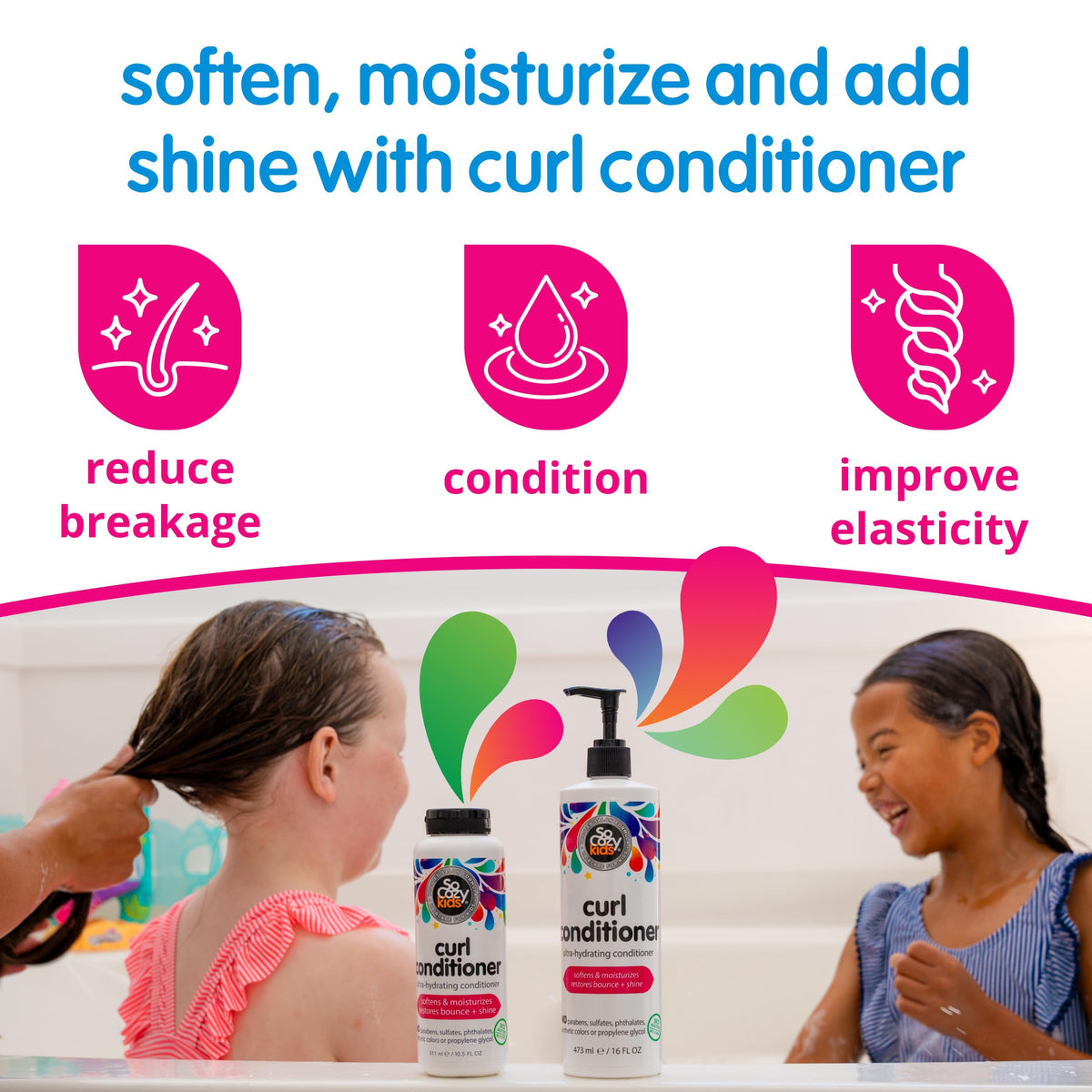 SO COZY Curl Conditioner for Kids pump top
