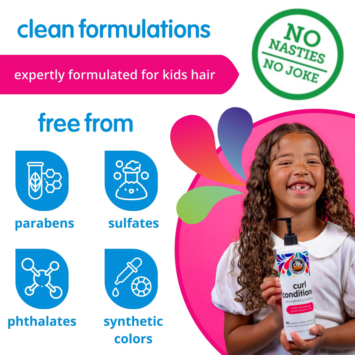 SO COZY Curl Conditioner for Kids texture close-up
