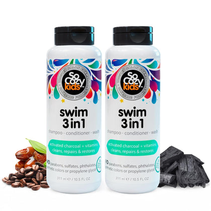 SO COZY Kids Swim 3-in-1 Shampoo Conditioner Body Wash front view