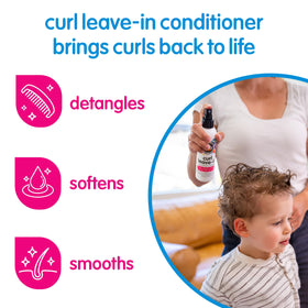 SO COZY Leave In Conditioner Spray back view with ingredient list