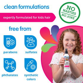 SO COZY Leave In Conditioner Spray packaging with ingredients