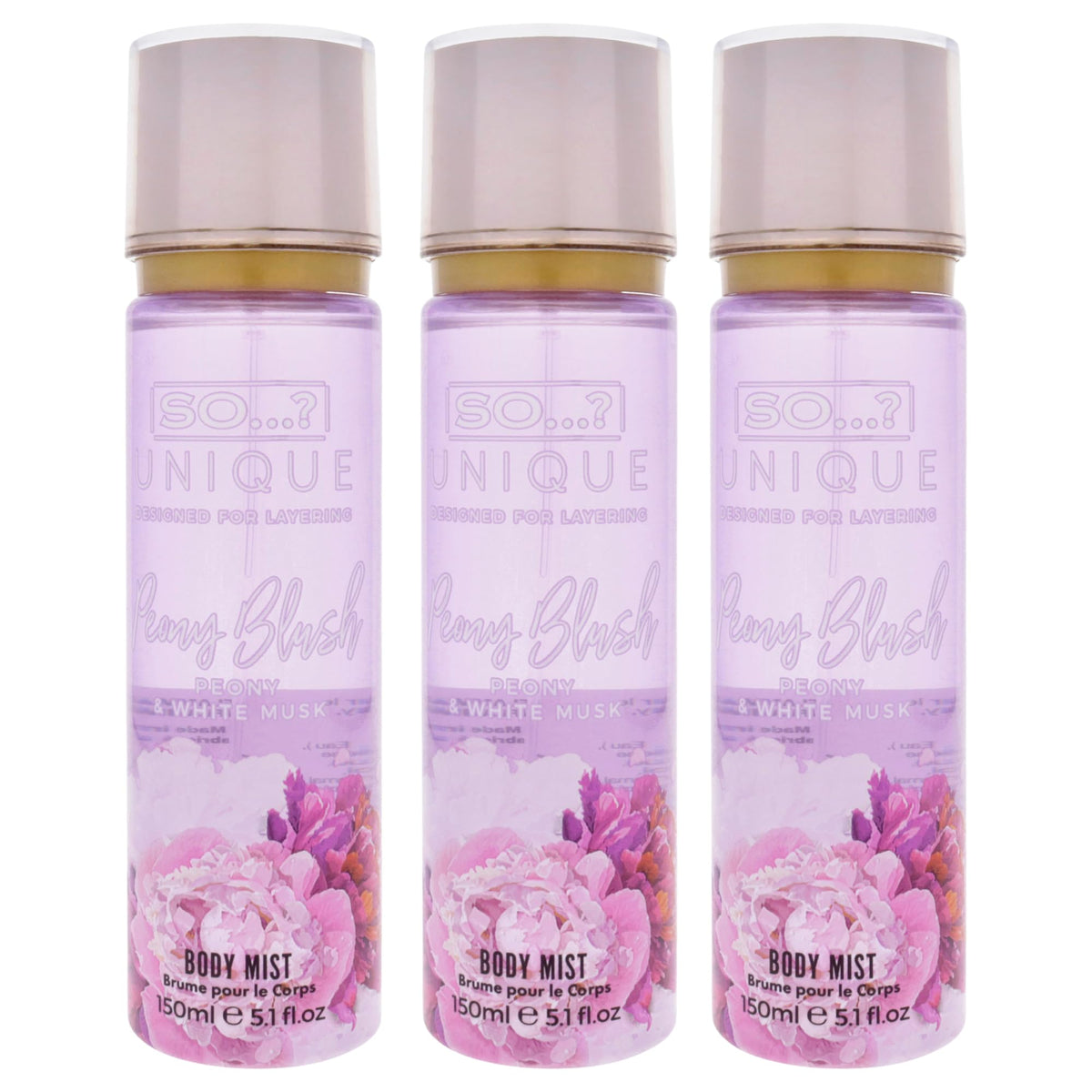 So...? Unique Peony Blush Body Mist 5.1 oz front view