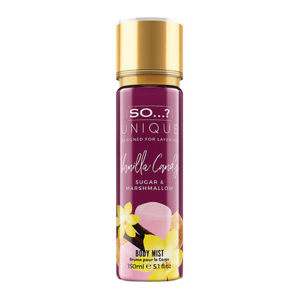 So...? Unique Vanilla Candy Body Mist 5.1 oz front view